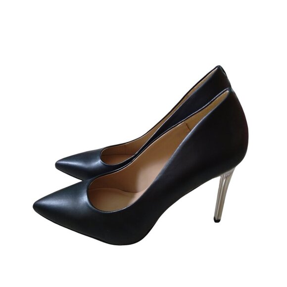 Mix No. 6 Women's Size 10M Black Pump With Clear Stiletto Heel Formal Party - Picture 1 of 7